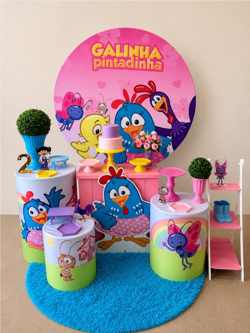 Galinha Pintada M - maedecorapegueemonte