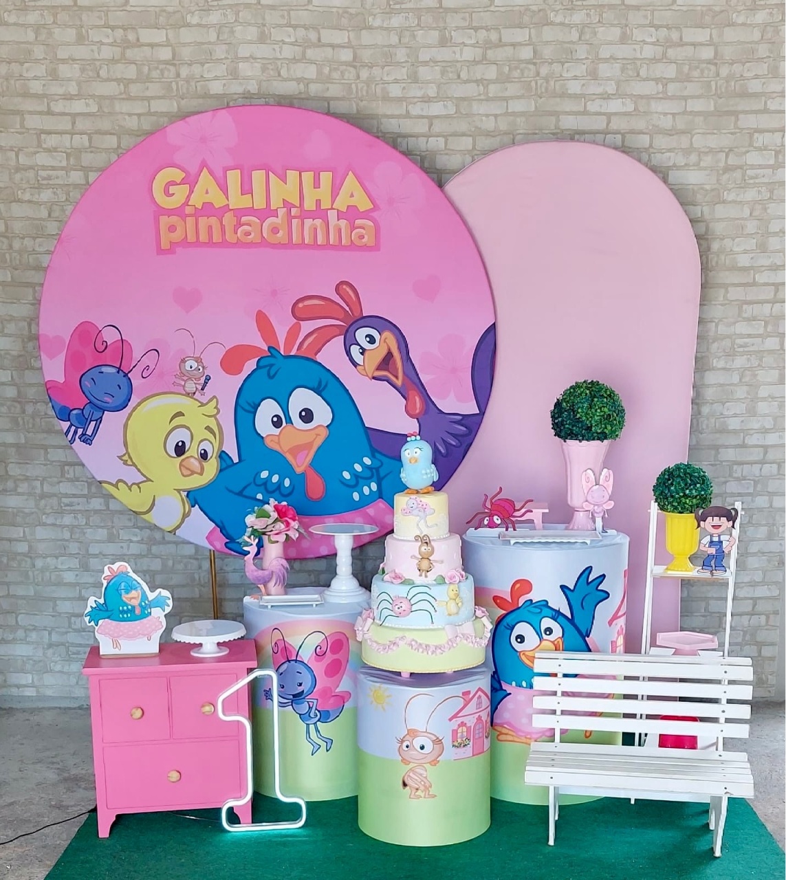 Galinha Pintadinha Menina 2 - maedecorapegueemonte
