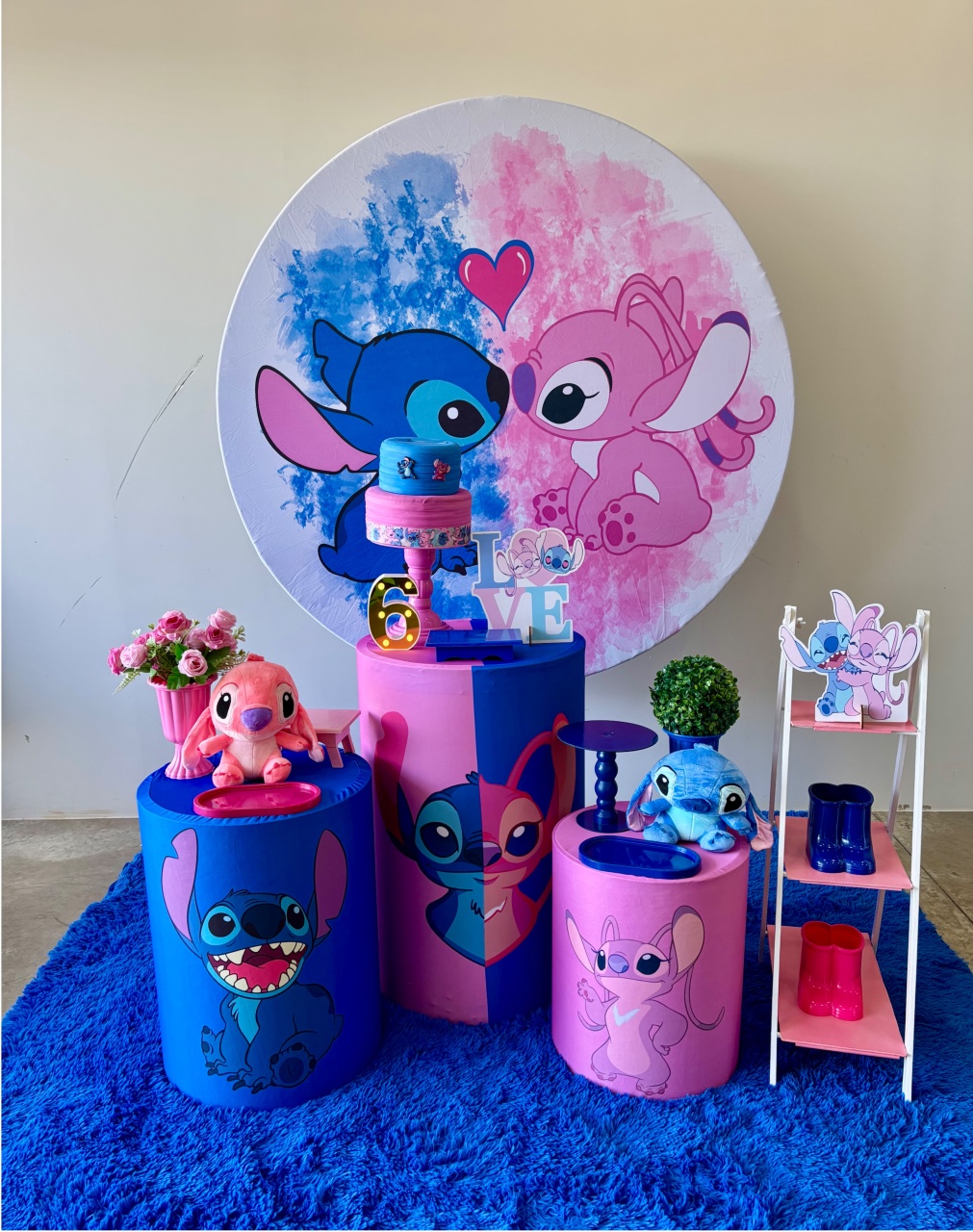 Stitch E Angel - maedecorapegueemonte