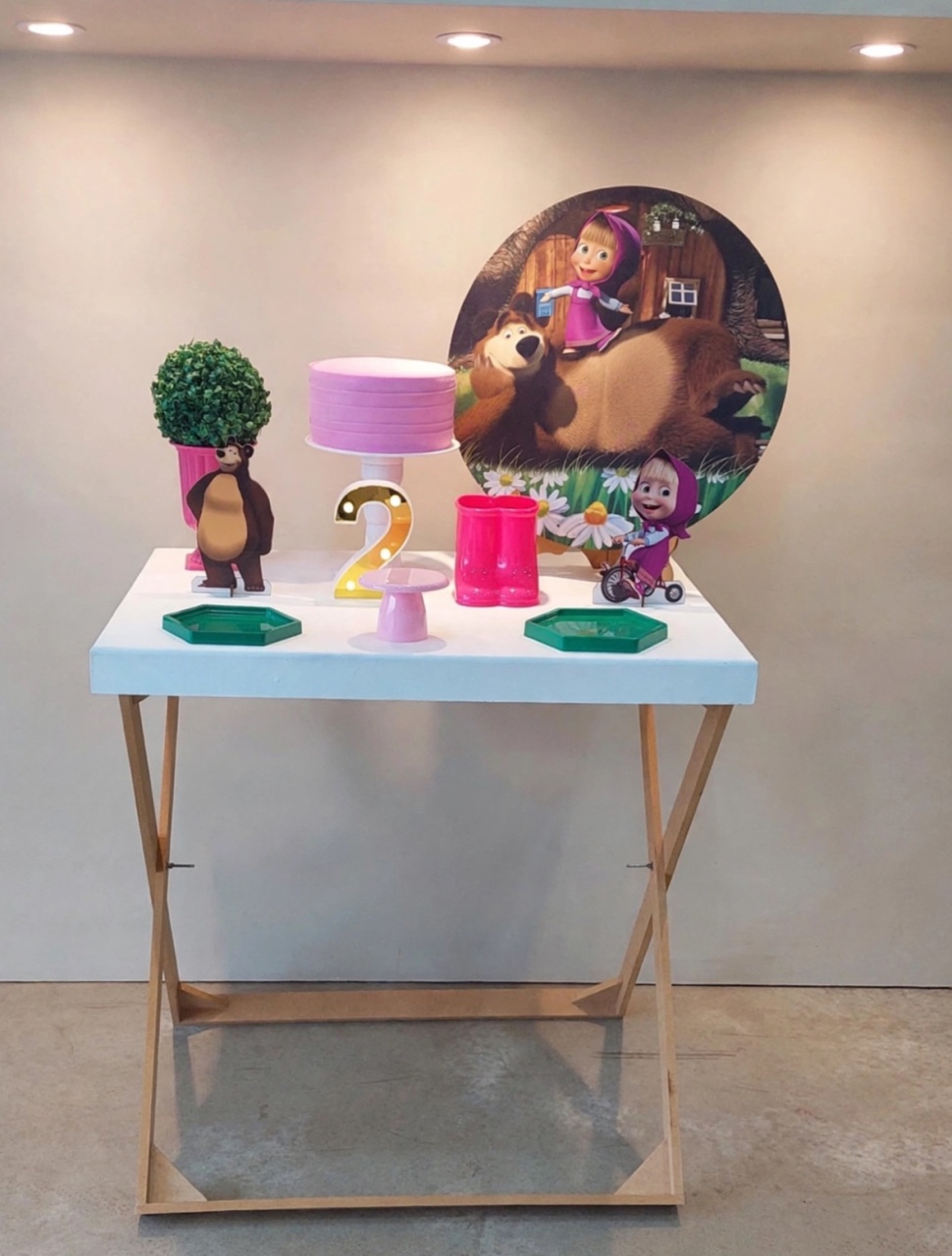 Masha E O Urso Mini Kit - maedecorapegueemonte