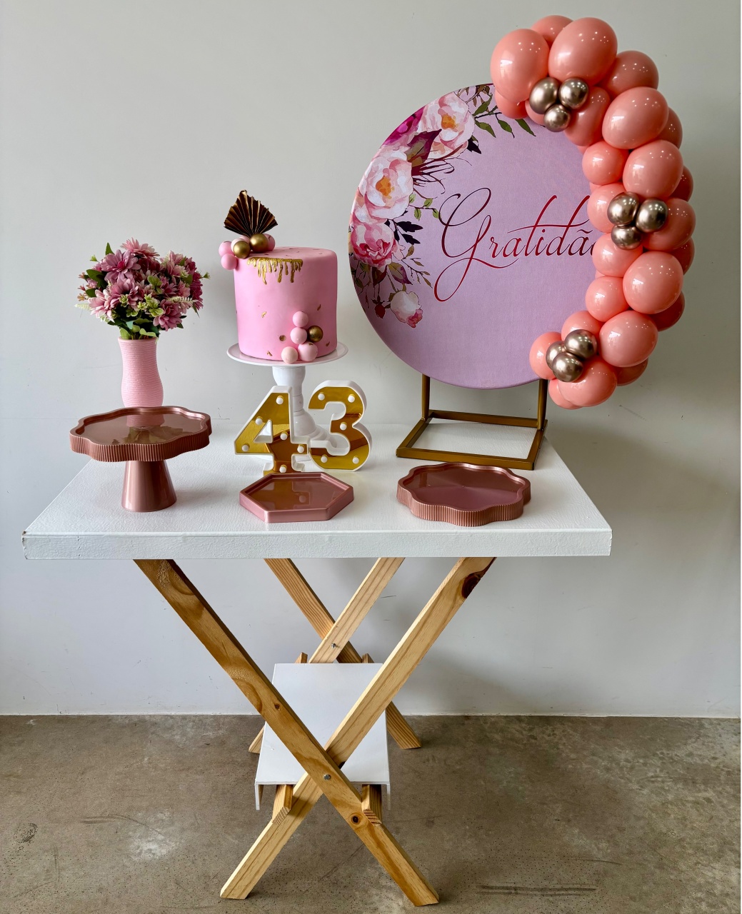Mini Kit Gratidão Rosê - maedecorapegueemonte