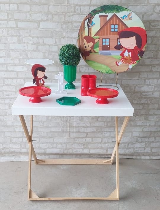 Mini Kit Chapéuzinho Vermelho  - maedecorapegueemonte
