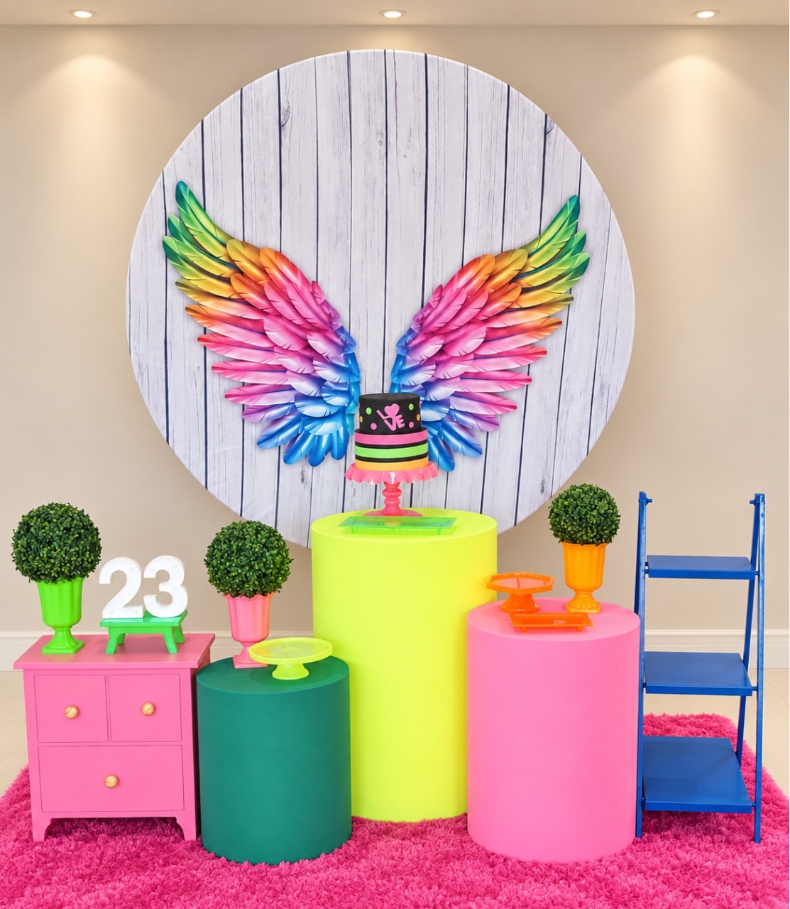 Asas Neon M - maedecorapegueemonte