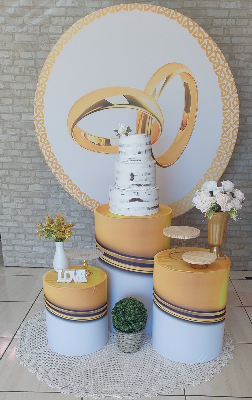 Casamento Branco Com Dourado - maedecorapegueemonte