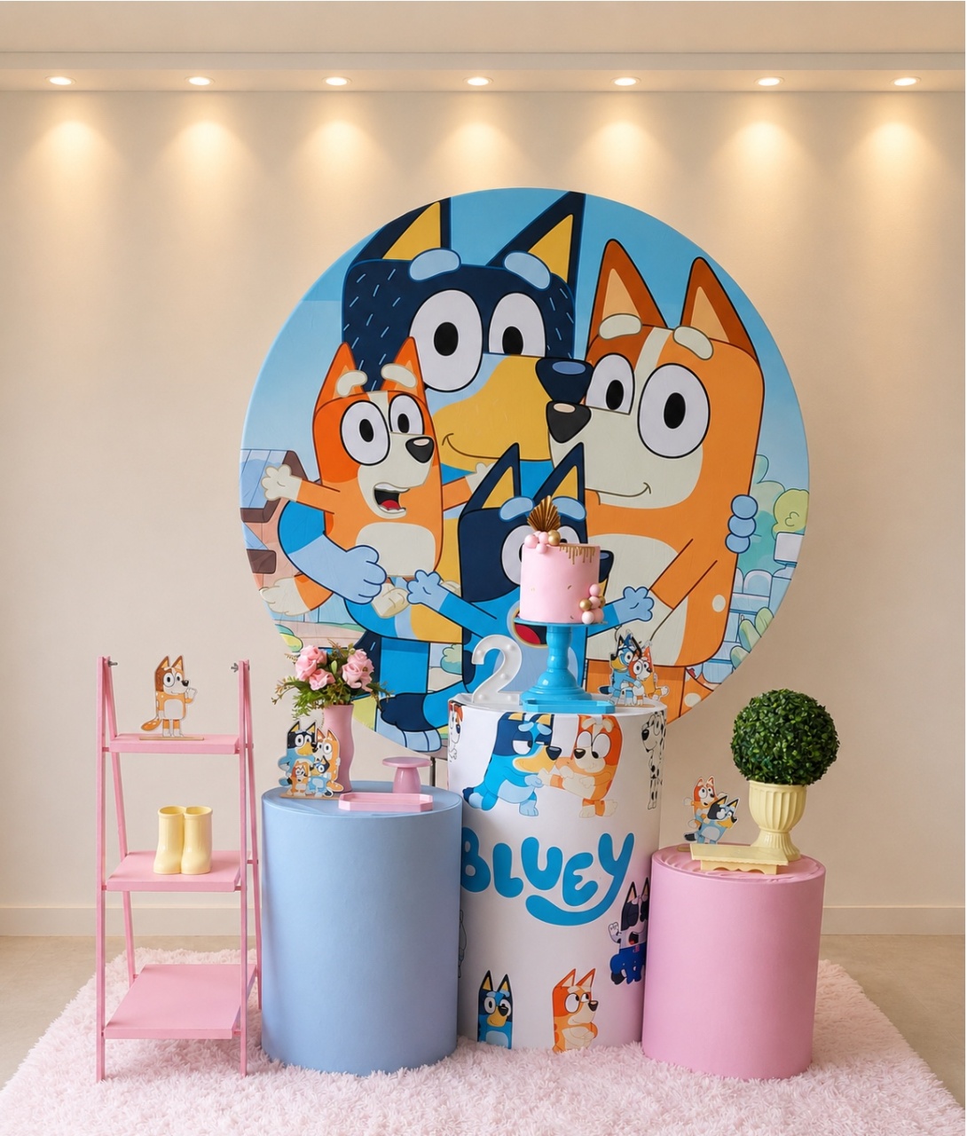 Bluey Menina P - maedecorapegueemonte