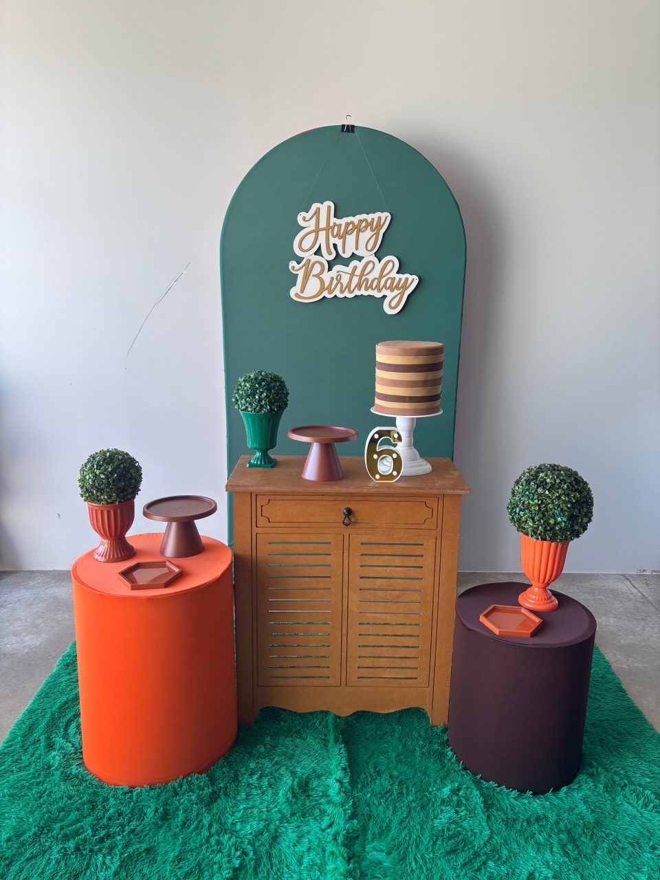 Oval Verde / Composição  - maedecorapegueemonte