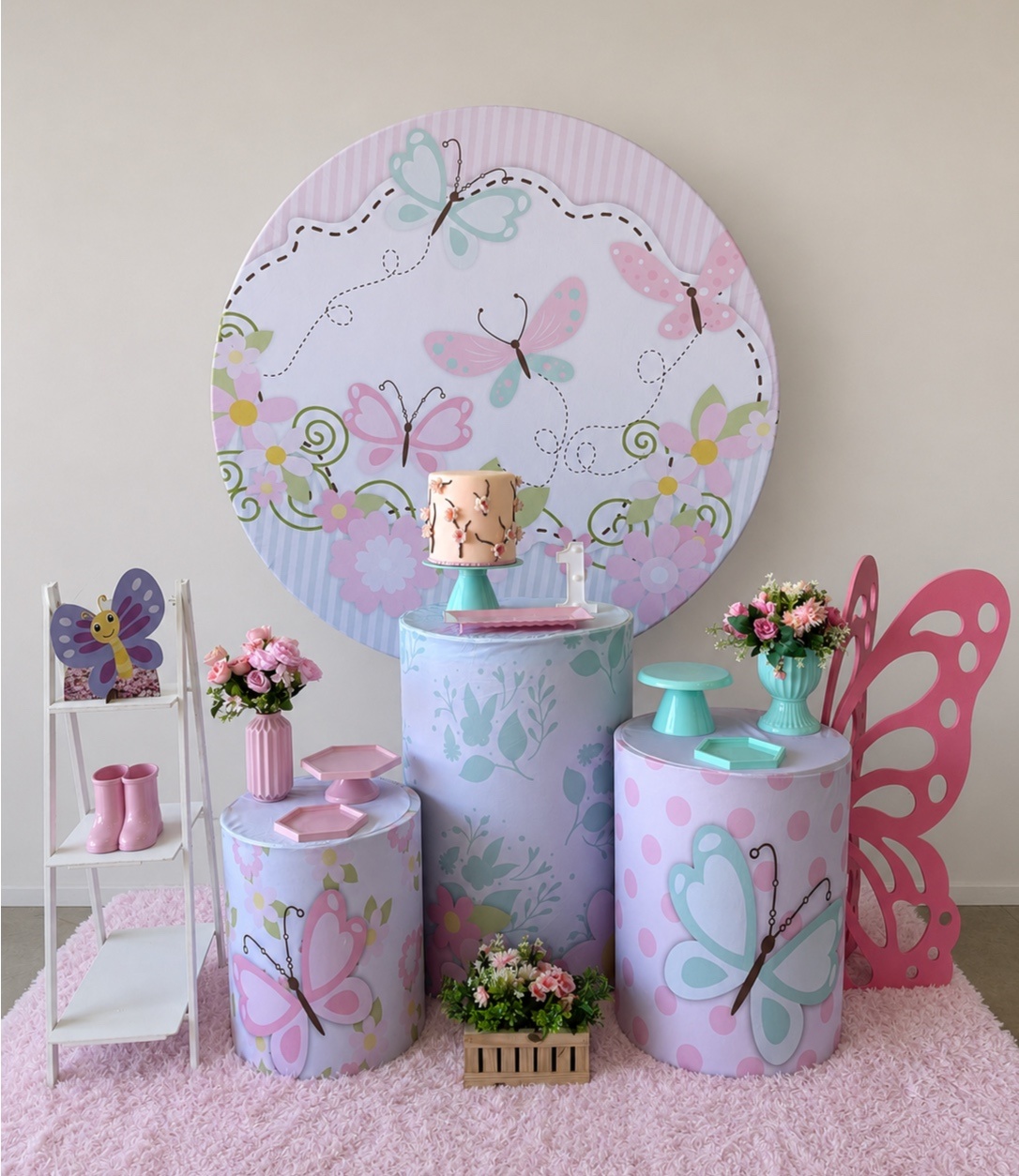 Jardim de Borboletas Candy - maedecorapegueemonte