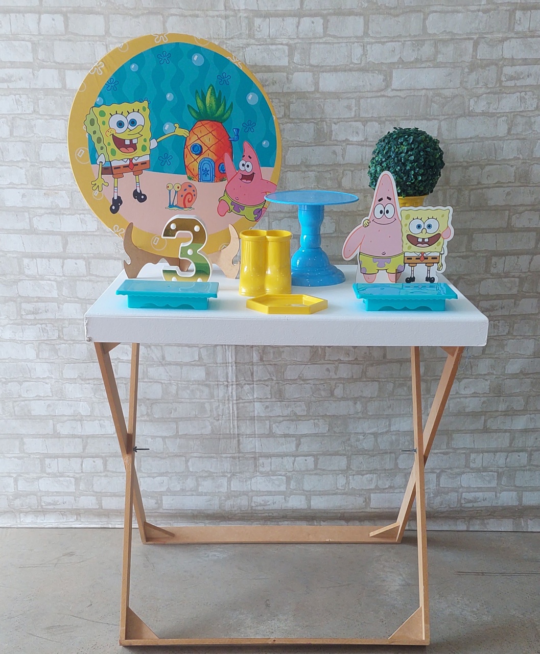 Mini Kit Bob Esponja  - maedecorapegueemonte