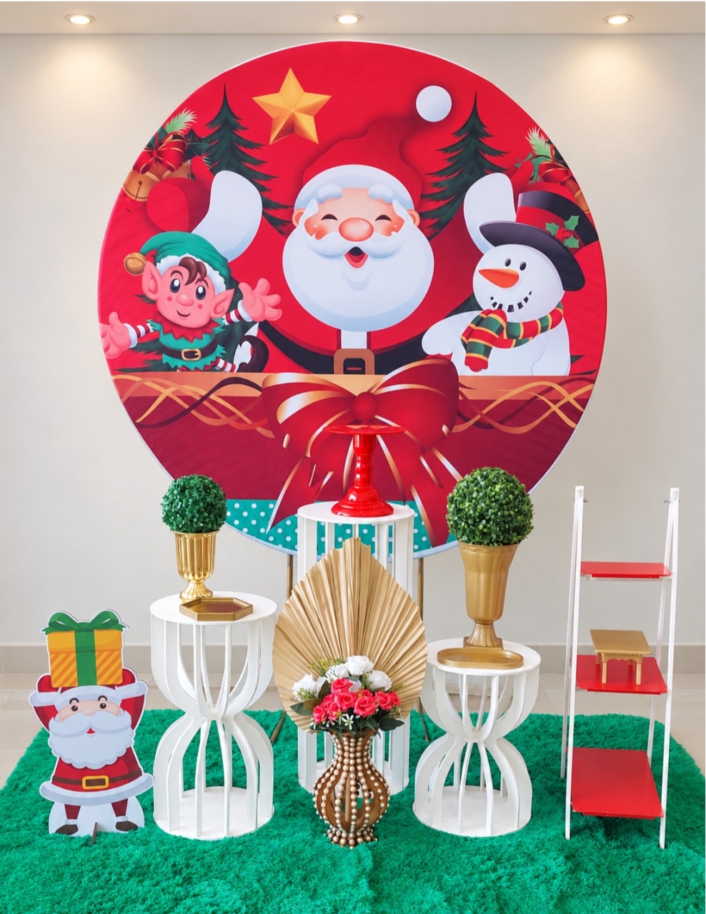 Natal Com Mesas Ampulhetas - maedecorapegueemonte