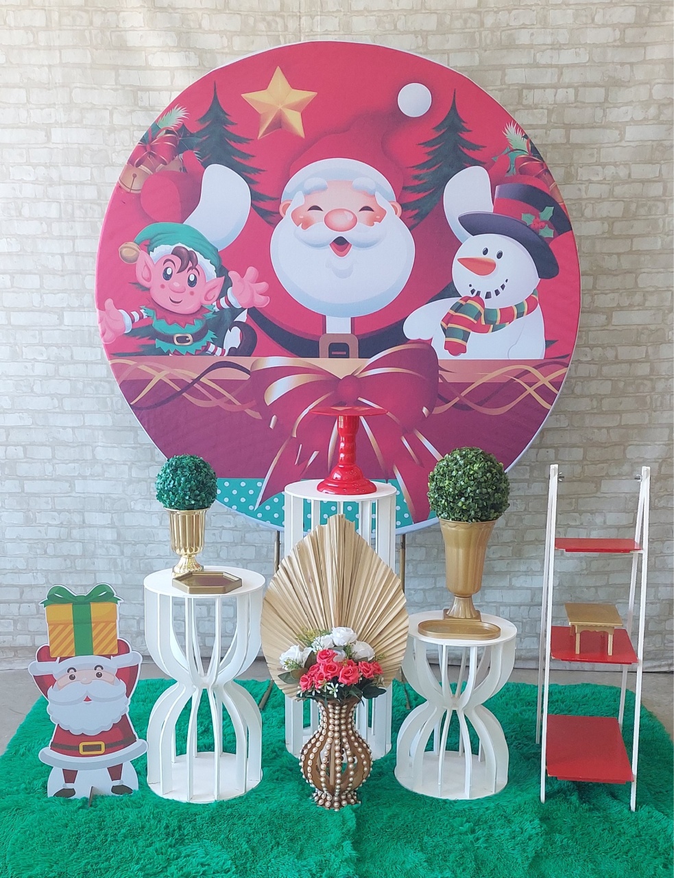 Natal Com Mesas Ampulhetas  - maedecorapegueemonte