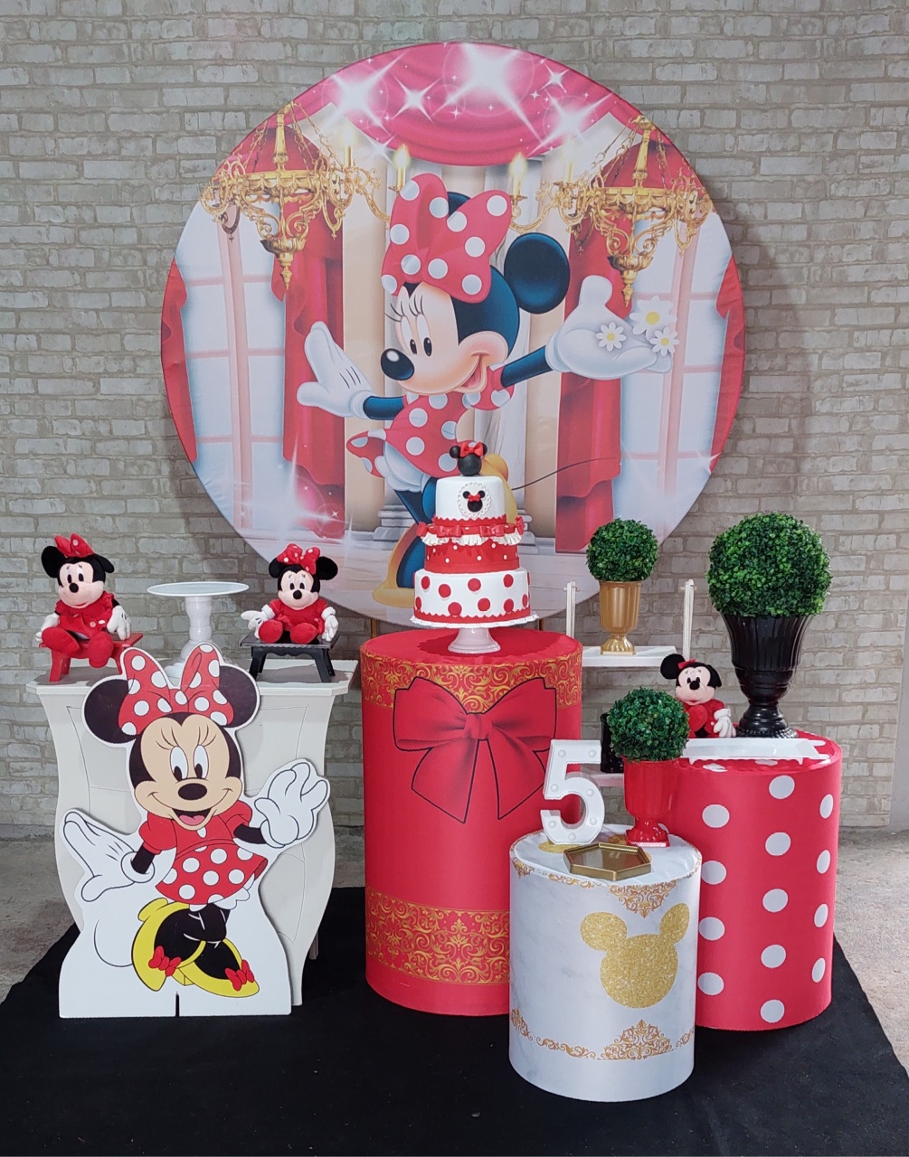 Minnie Vermelha M - maedecorapegueemonte