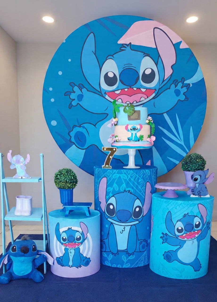 Stitch Azul - maedecorapegueemonte
