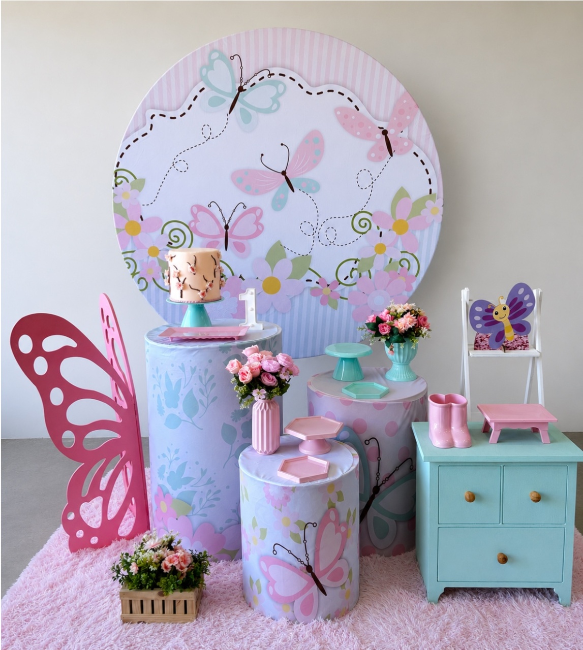 Jardim de Borboletas Candy M - maedecorapegueemonte