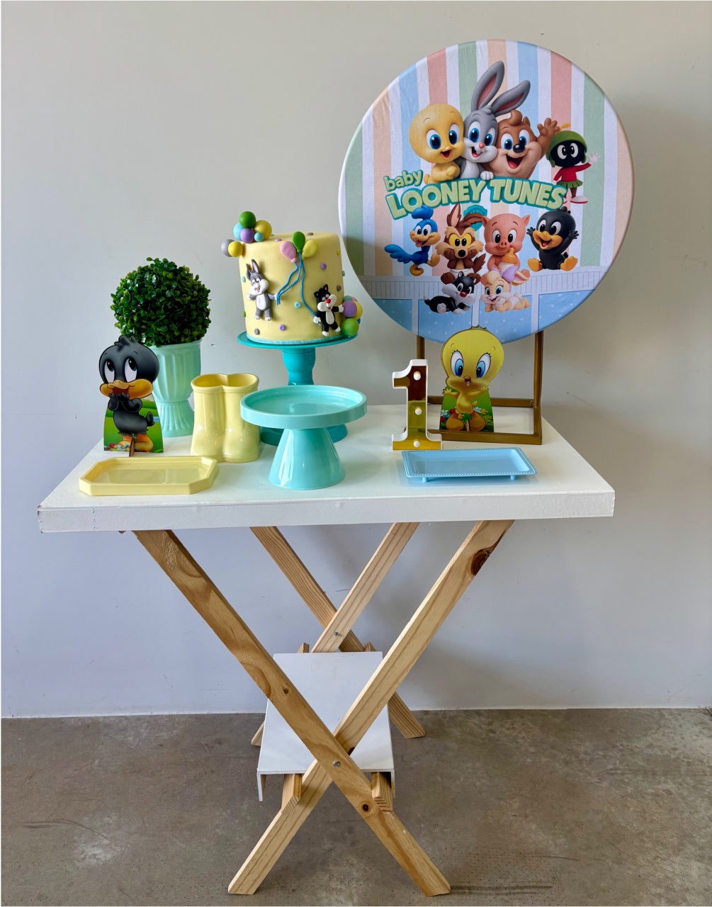 Mini Kit Baby Looney E Tunes  - maedecorapegueemonte