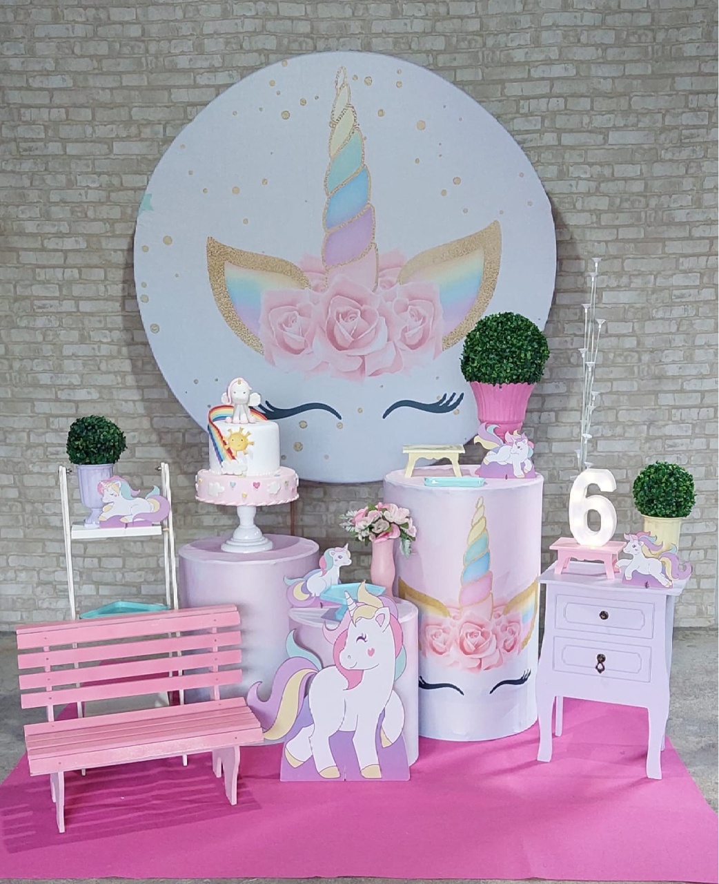 Unicórnio 🦄 G - maedecorapegueemonte