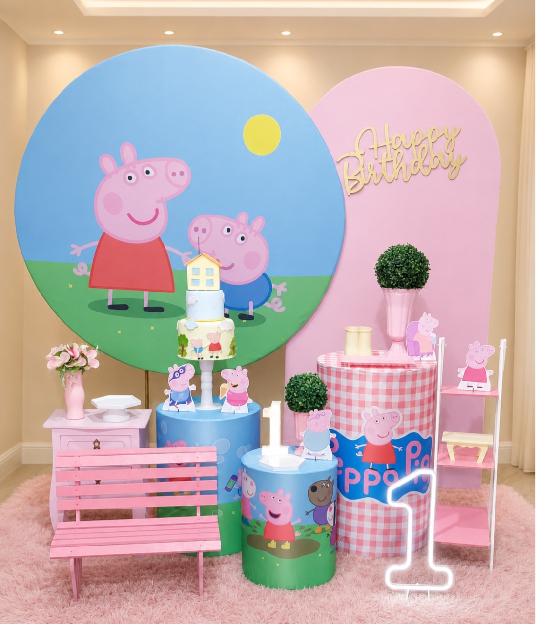 Peppa Pig Menina Completo  - maedecorapegueemonte