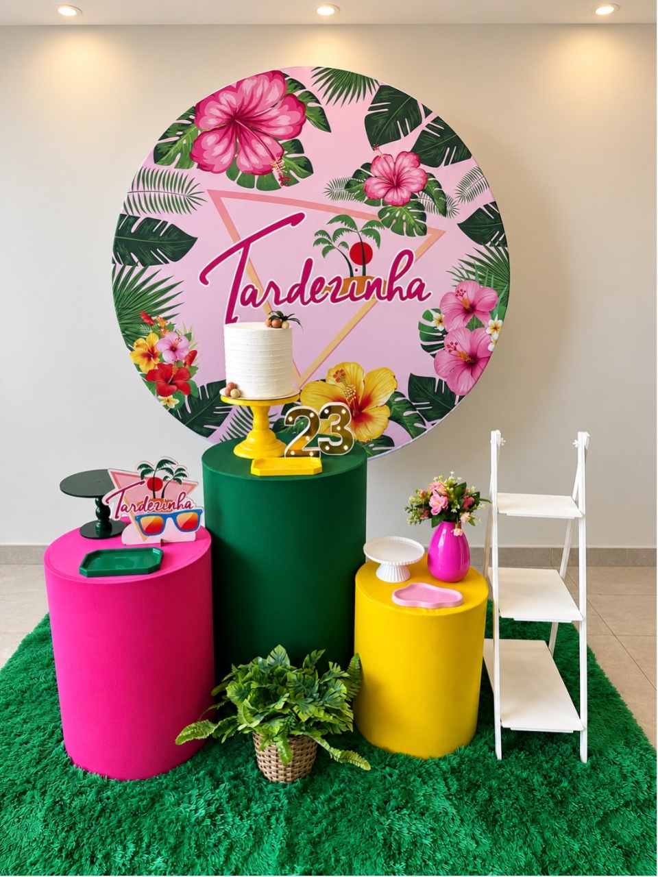 Tardezinha Rosa / Tropical 🌴 - maedecorapegueemonte