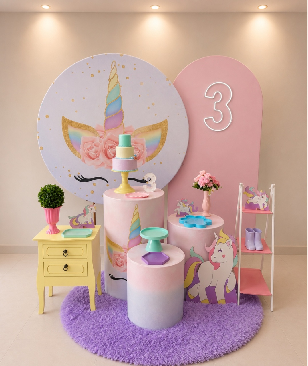 Unicórnio 🦄 G - maedecorapegueemonte