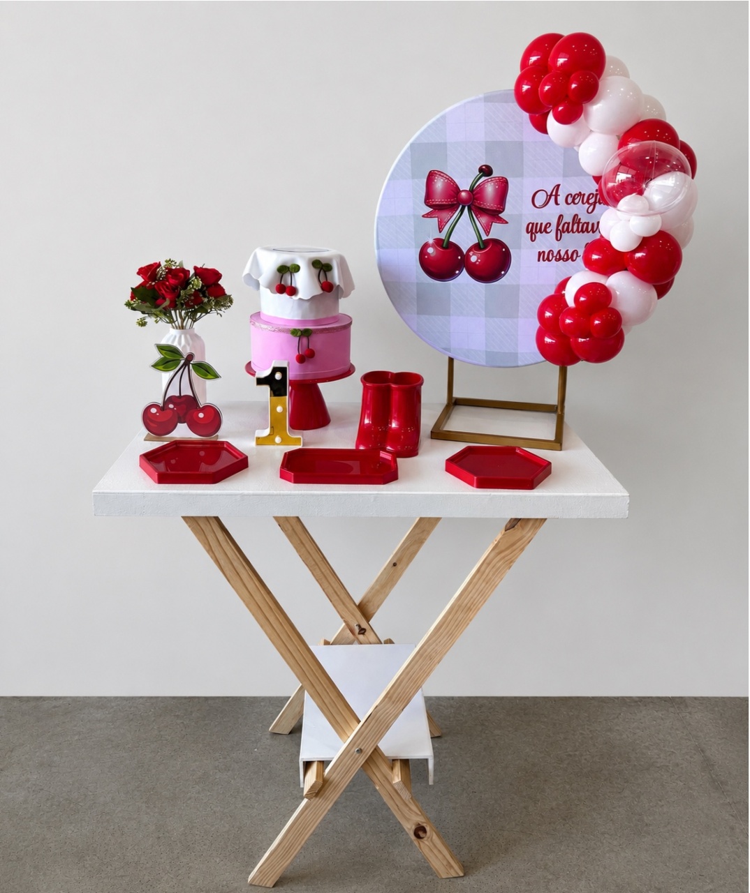 Cerejinha Mini Kit 🍒 - maedecorapegueemonte