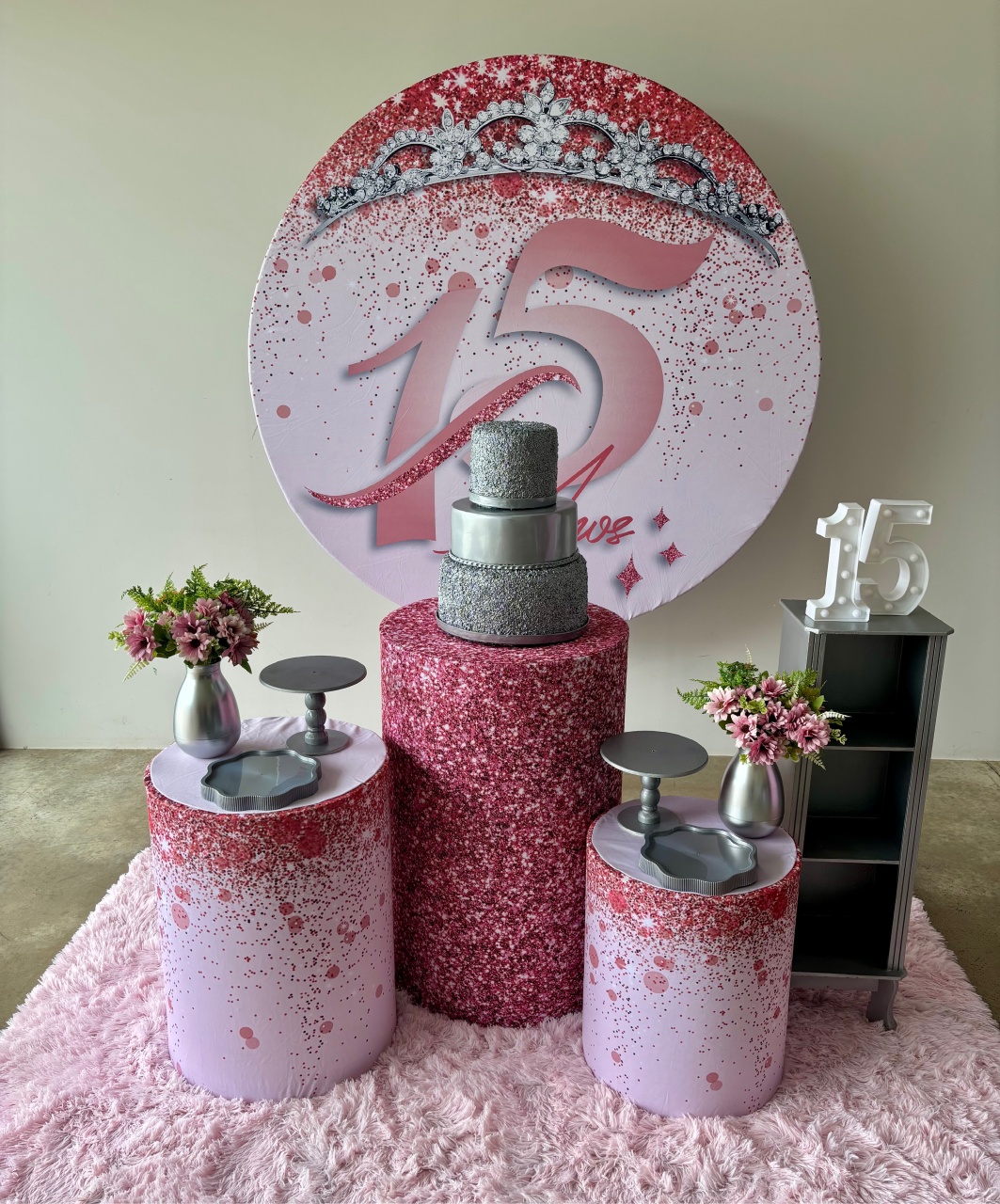 15 Anos Rosa - maedecorapegueemonte
