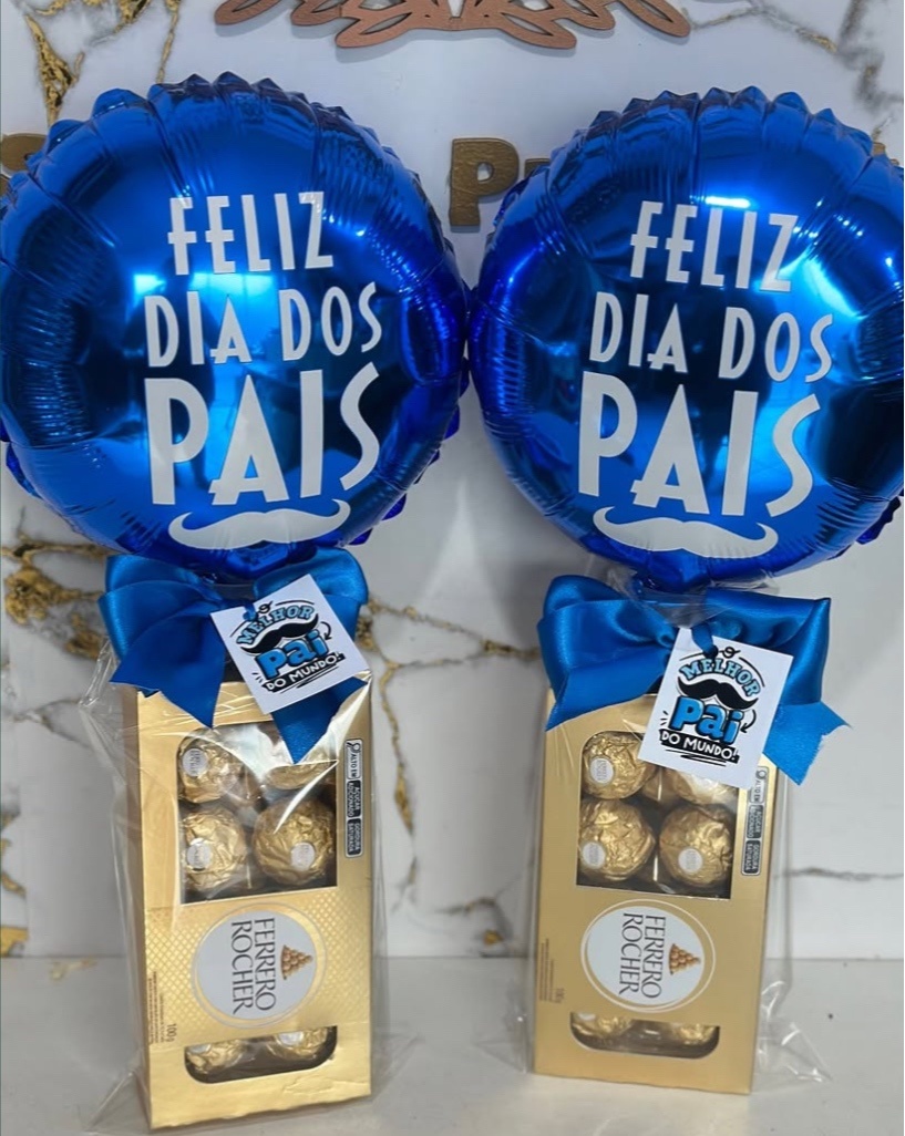 Ferreiro Rocher E Balão Dia dos Pais - MN Decorações 