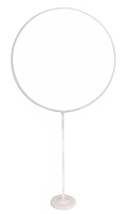 Suporte Para Balão Bexiga de Chão - 1,68 Arco Redondo - MN Decorações 