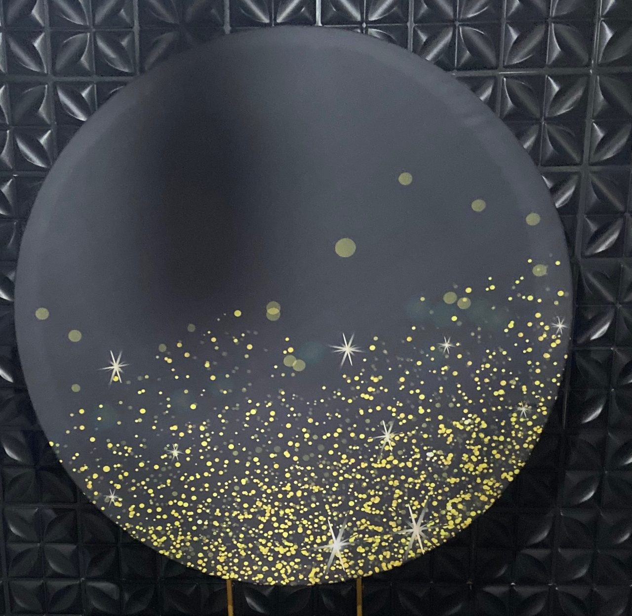 Painel Preto Com Glitter - MN Decorações 