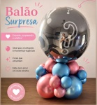 Arranjo de Balão Chá Revelação - imagem 1