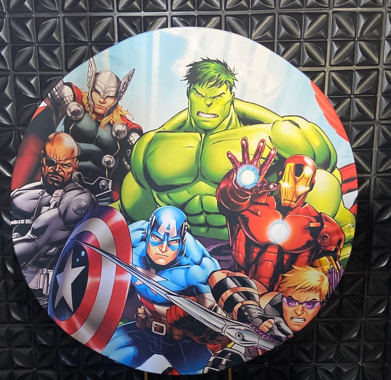 Painel Heróis  - MN Decorações 