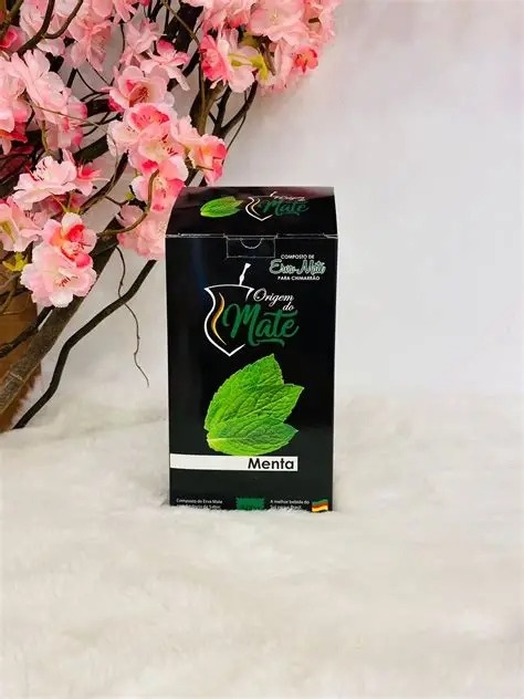Erva Mate Origem Do Mate Sabor Menta 500G - MN Decorações 