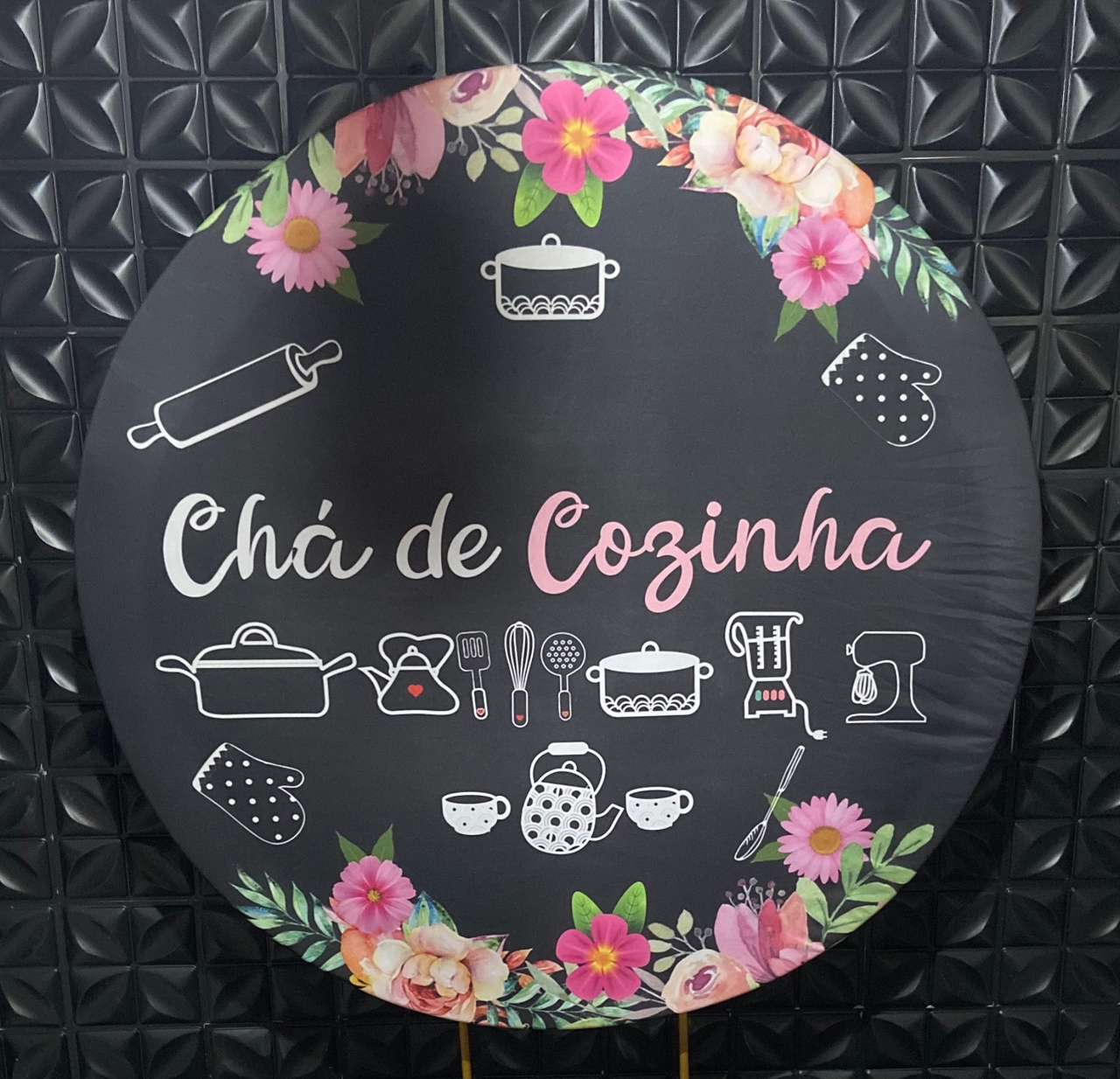 Painel Chá de Cozinha - MN Decorações 