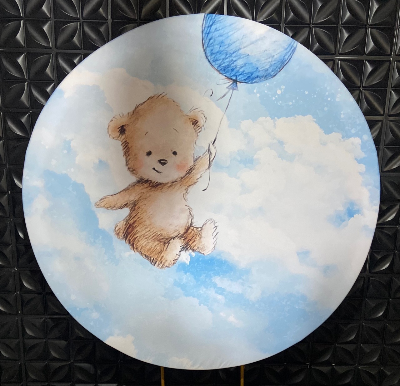 Painel Ursinho Azul - MN Decorações 