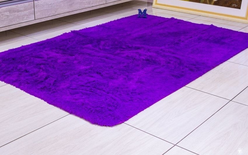 Tapete  2X1.40M Roxo - MN Decorações 