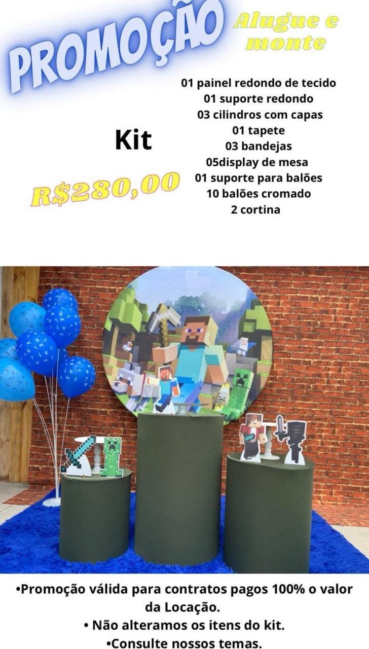 Kit Promoções - MN Decorações 