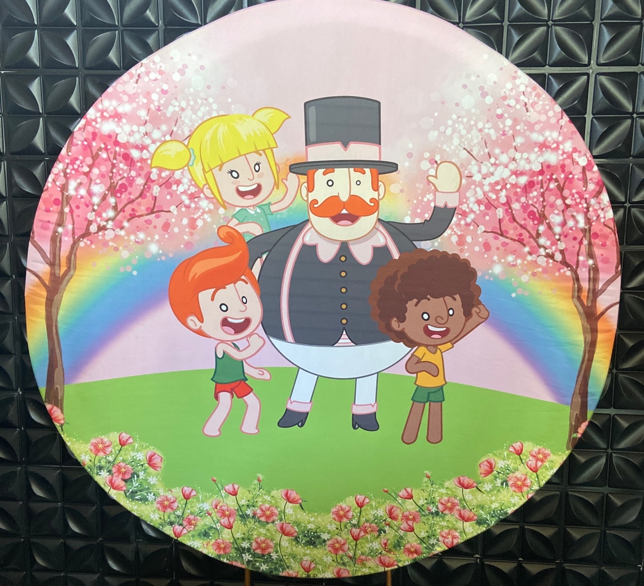Painel Mundo Bita Menina - MN Decorações 