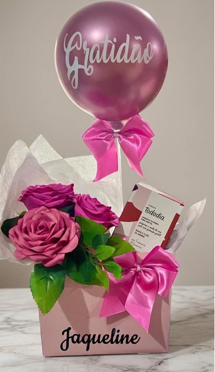 Box Personalizada Gratidão & Cuidado - MN Decorações 