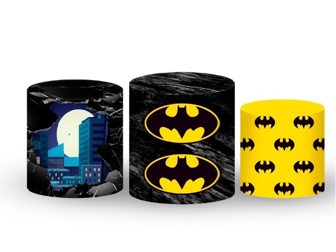 Capa Cilindro Batman - MN Decorações 