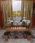 Cortina Cetim Dourada - imagem 1