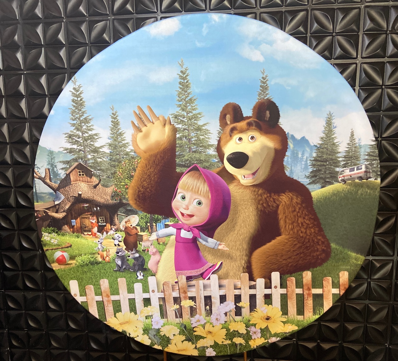 Painel Masha E O Urso  - MN Decorações 