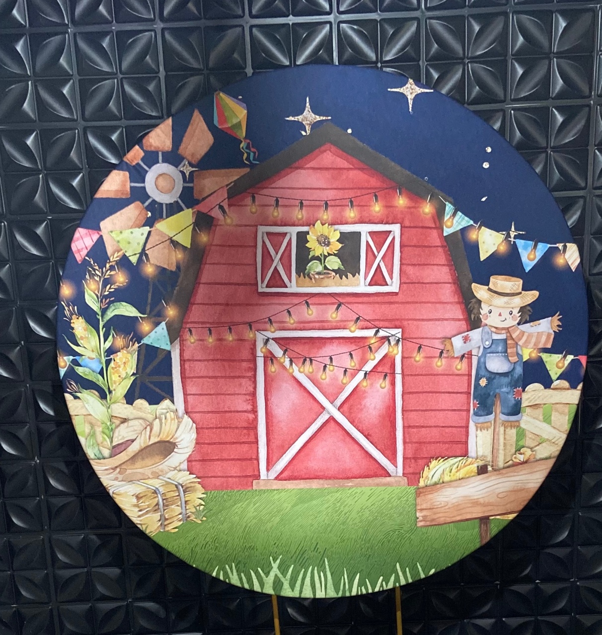 Painel Arraiá Fazendinha  - MN Decorações 