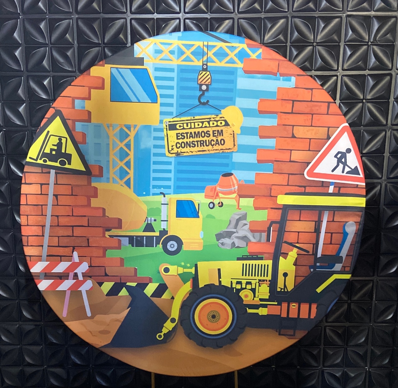 Painel Construção  - MN Decorações 