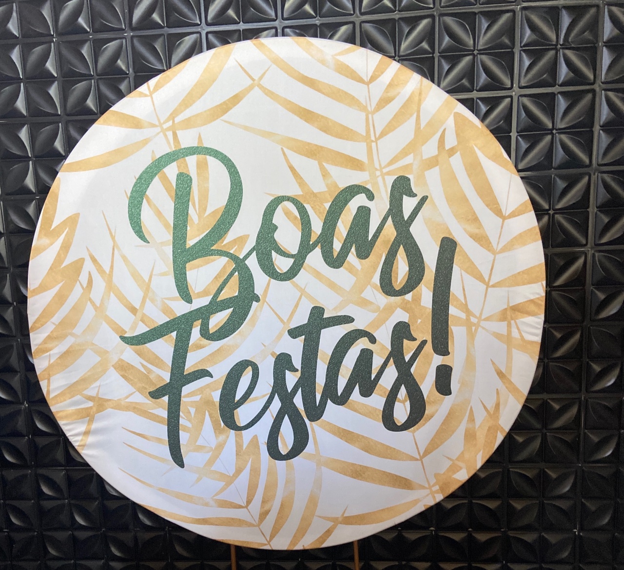 Painel Boas Festas - MN Decorações 