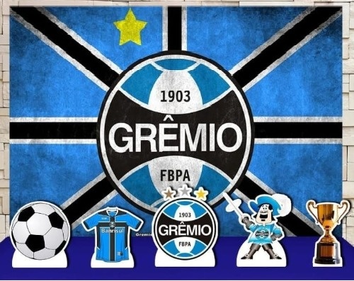 Painel Grêmio Retângular   - MN Decorações 