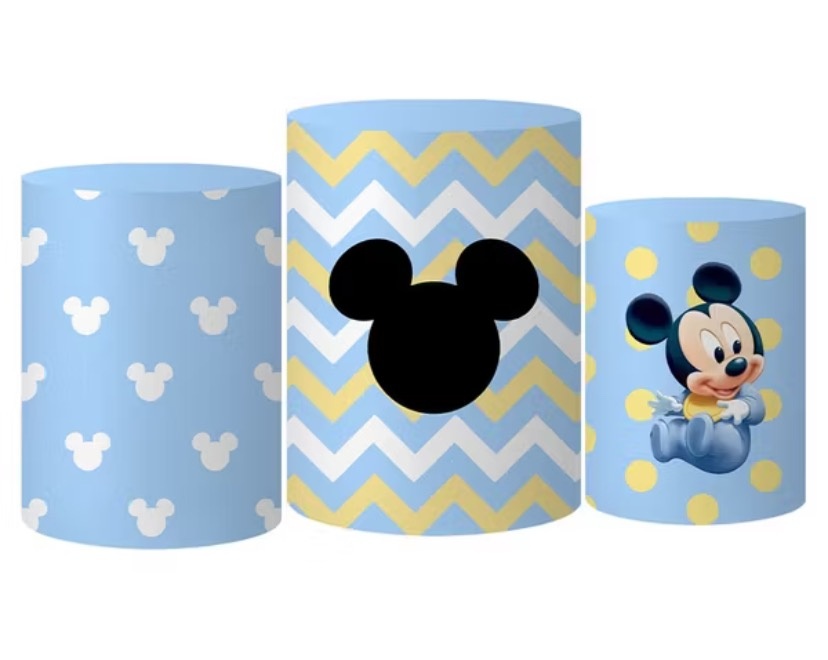 Capas de Cilindro Mickey Baby - MN Decorações 