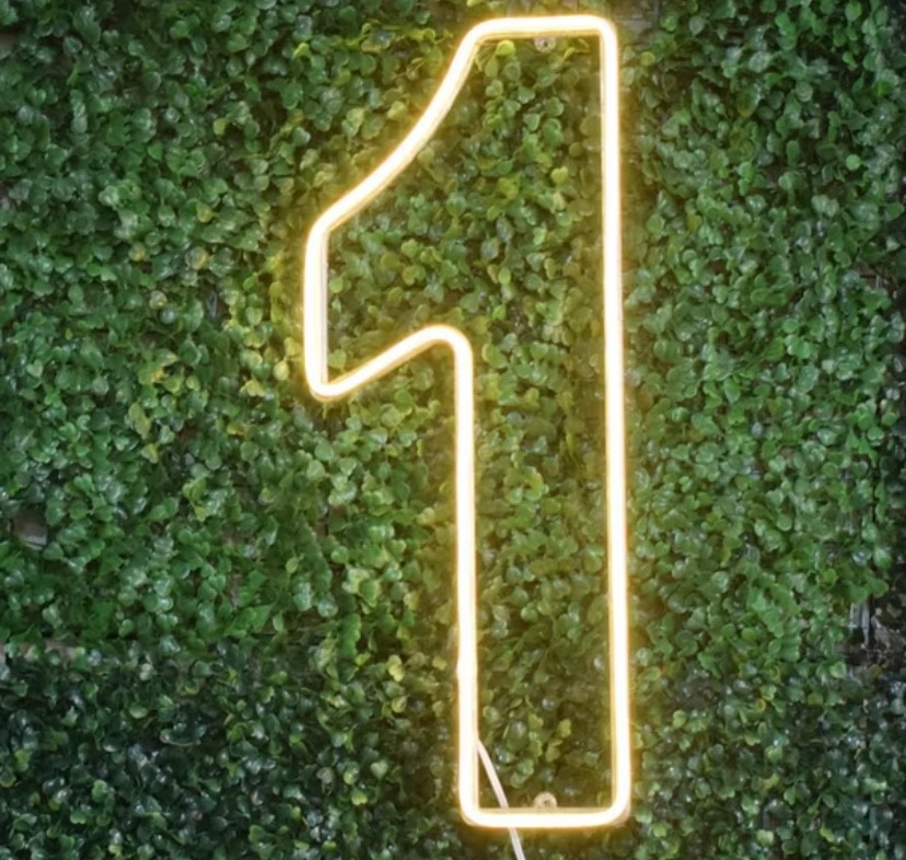 Número de Led 30Cm Altura  - MN Decorações 