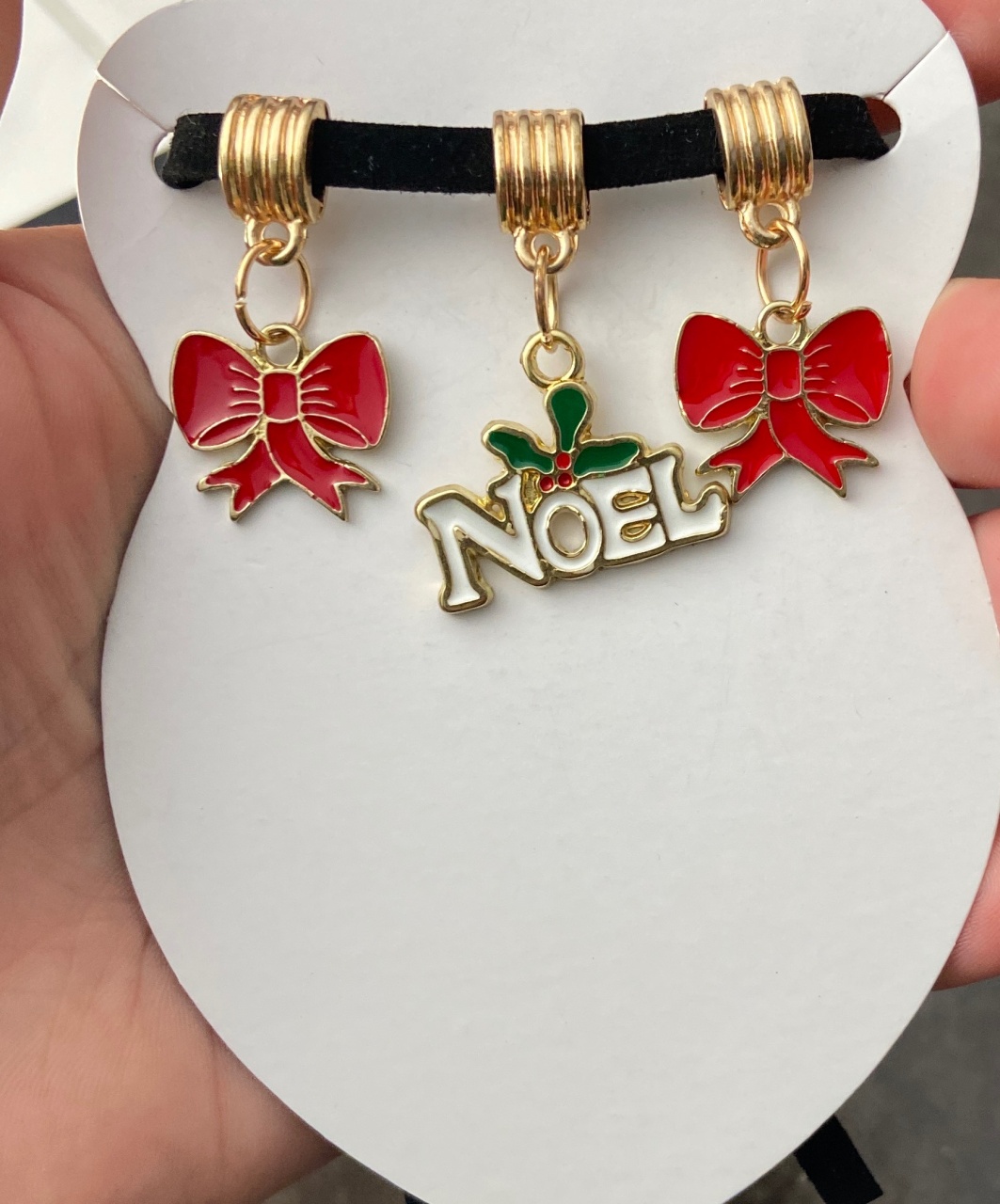 Choker Chimarrão Laço E Noel - MN Decorações 