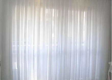 Cortina Voal Branca 2M de Largura E 2,5M de Altura - MN Decorações 