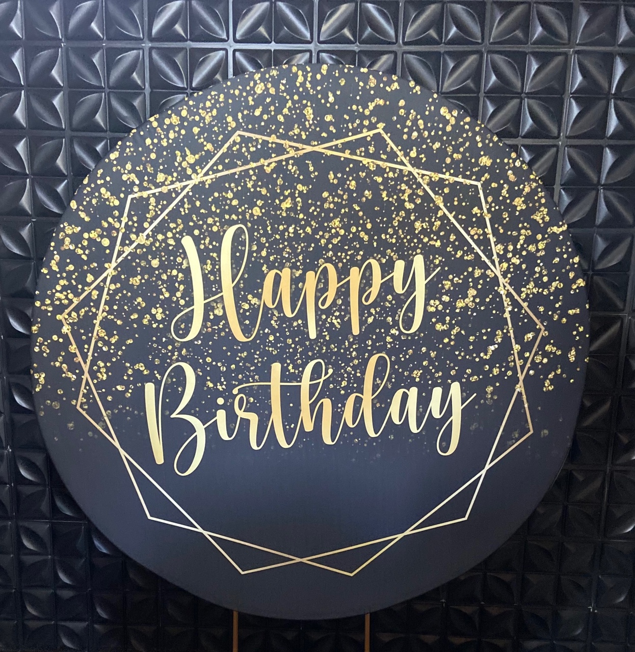 Painel Happy Birthday - MN Decorações 