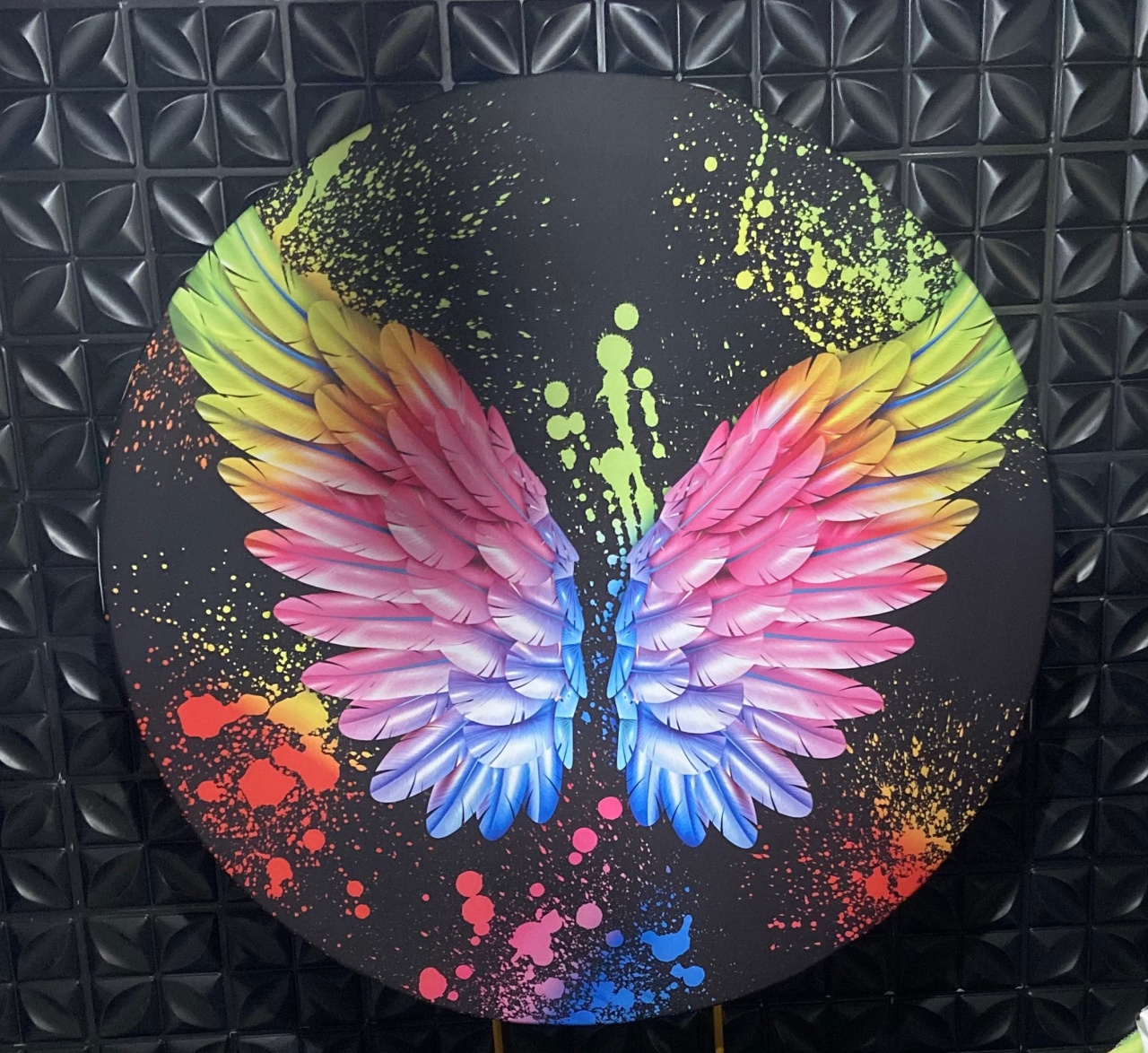 Painel Asas Neon - MN Decorações 