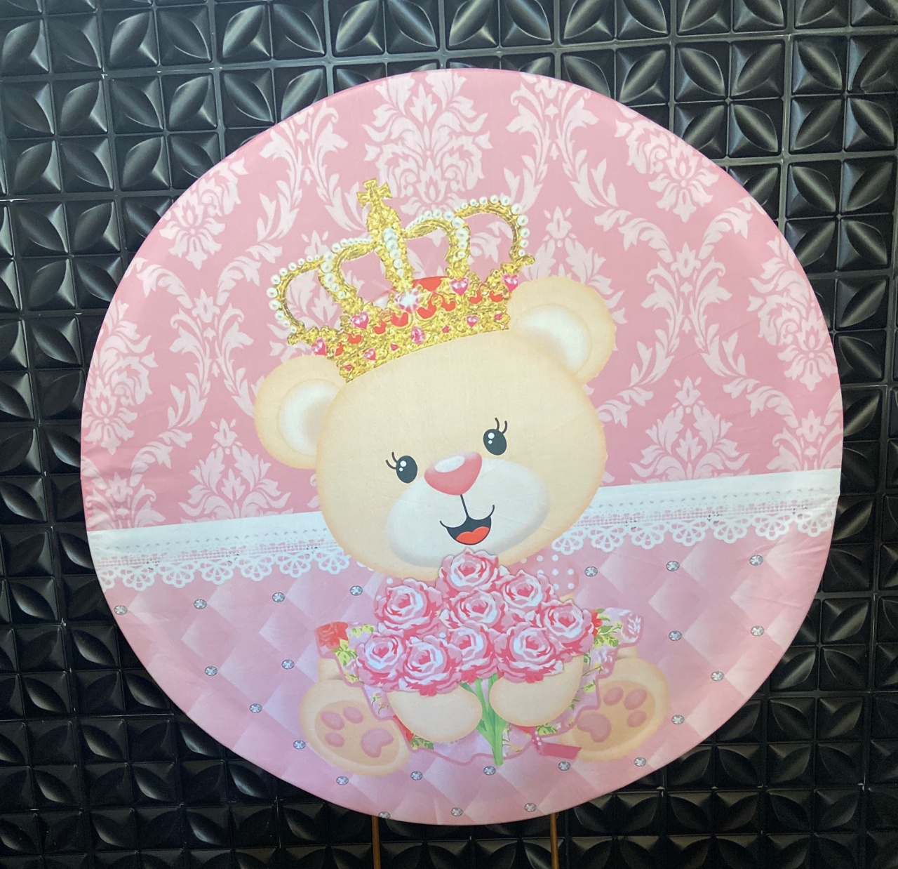 Painel Ursinha Princesa  - MN Decorações 
